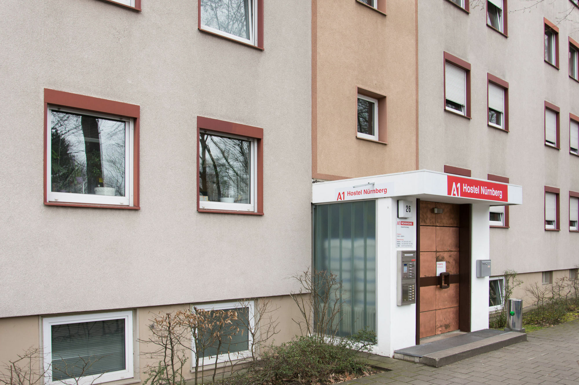 A1 Hostel Nürnberg Exterior foto
